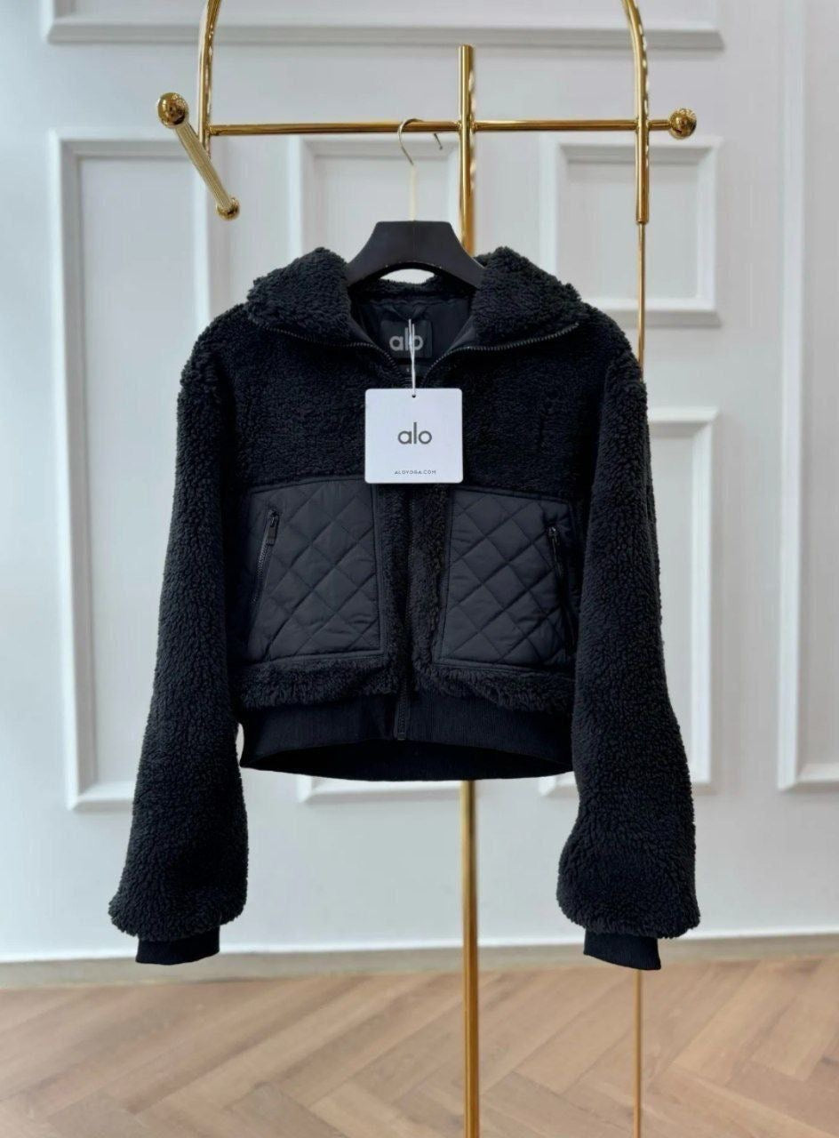 HALO B&W FLEECE JACKET