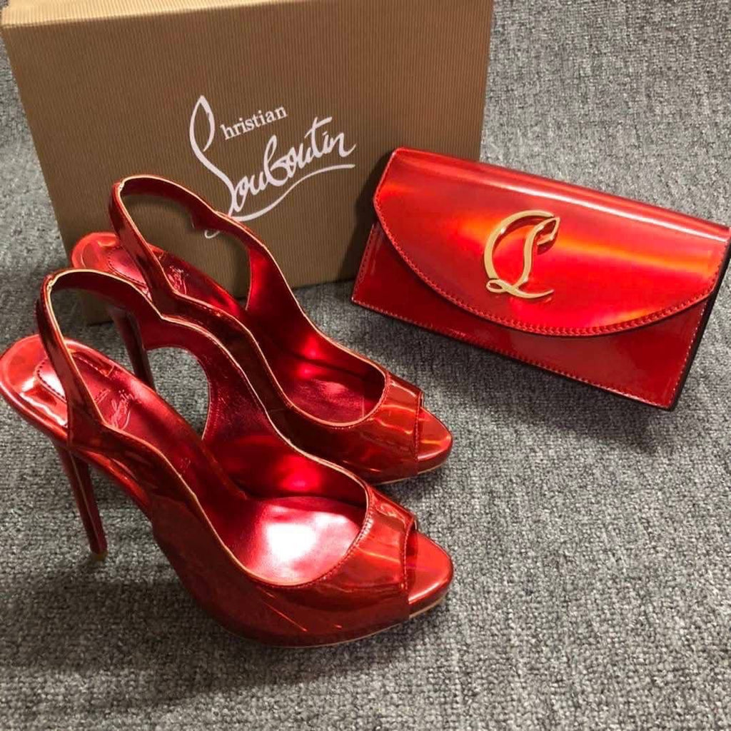 Loubou bag & heels set