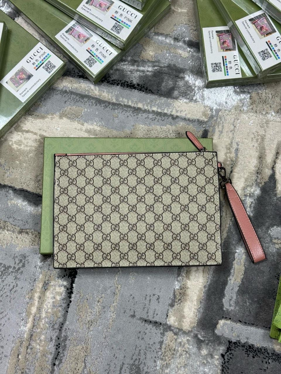 GG Floral clutch bag