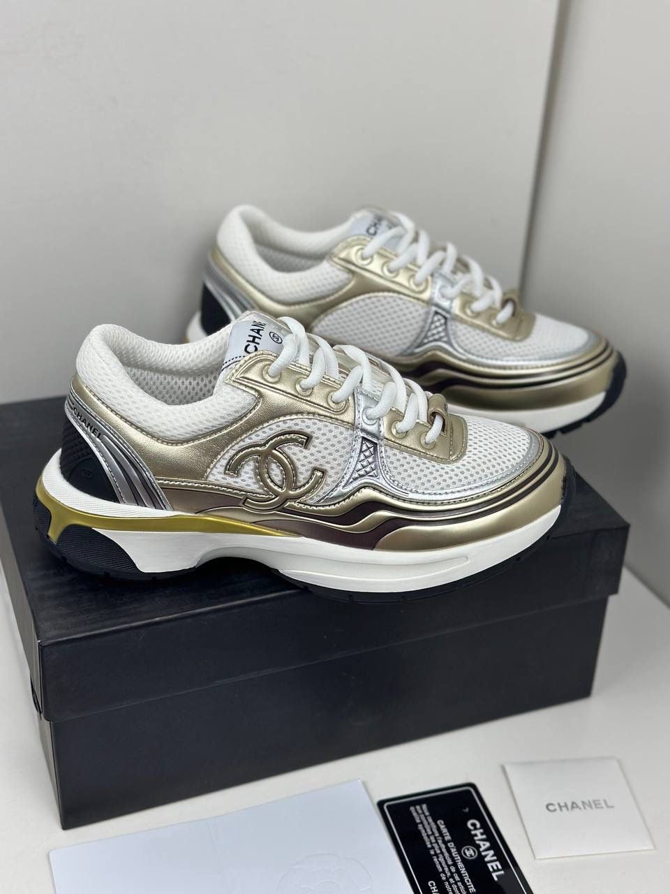 CC shiny trainers