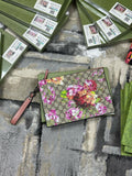 GG Floral clutch bag