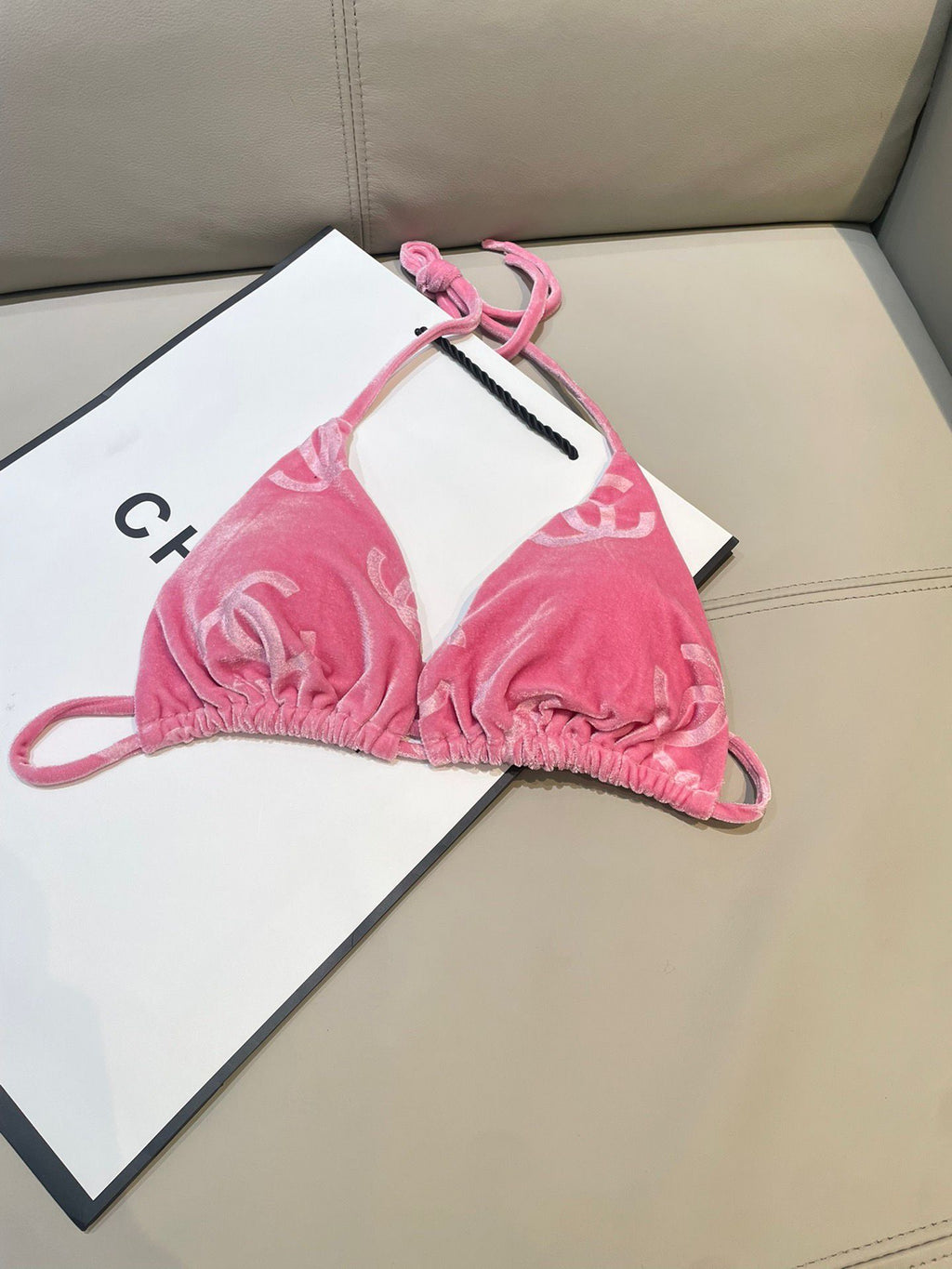 CC velvet bikini/sarong