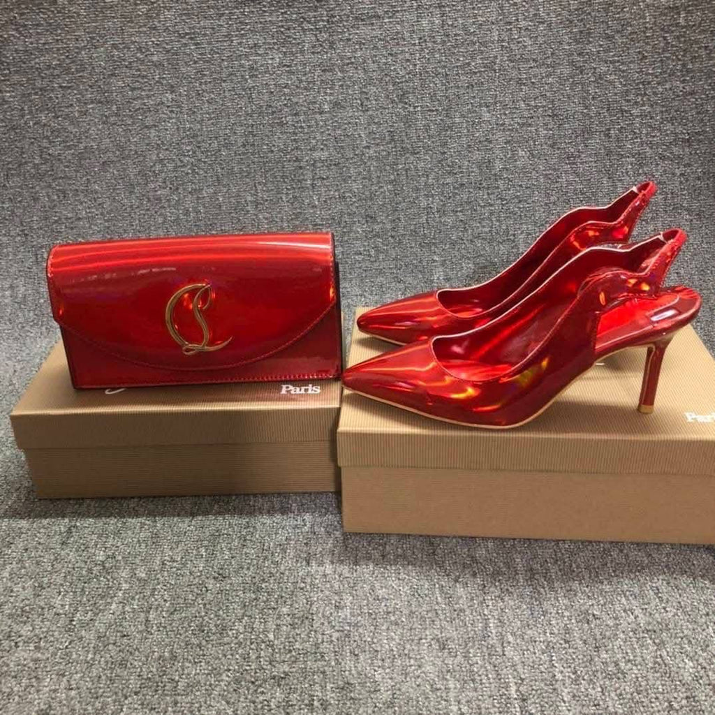 Loubou bag & heels set