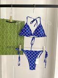 GG blue diamond bikini