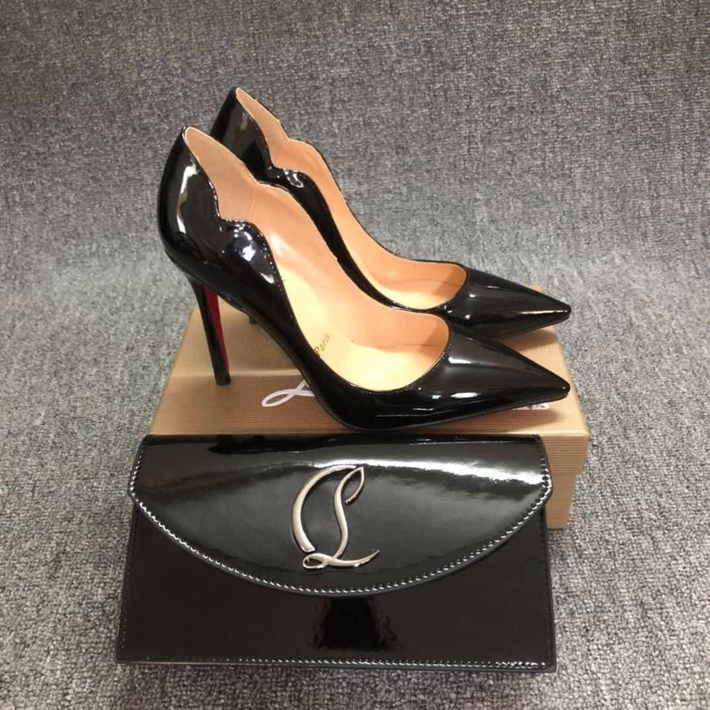 Loubou bag & heels set