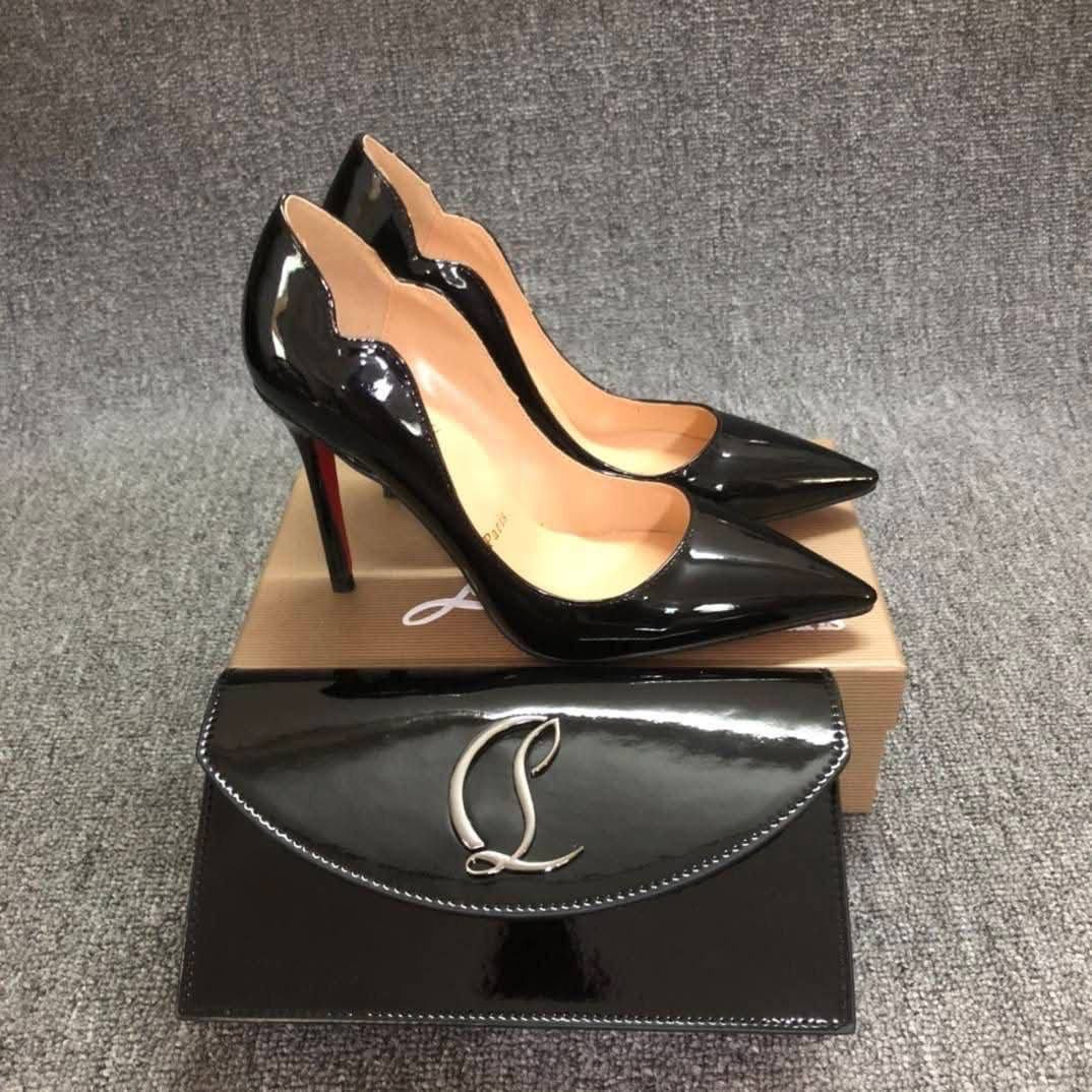 Loubou bag & heels set