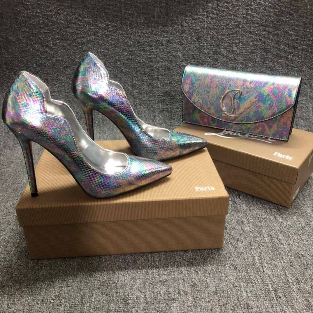 Loubou bag & heels set